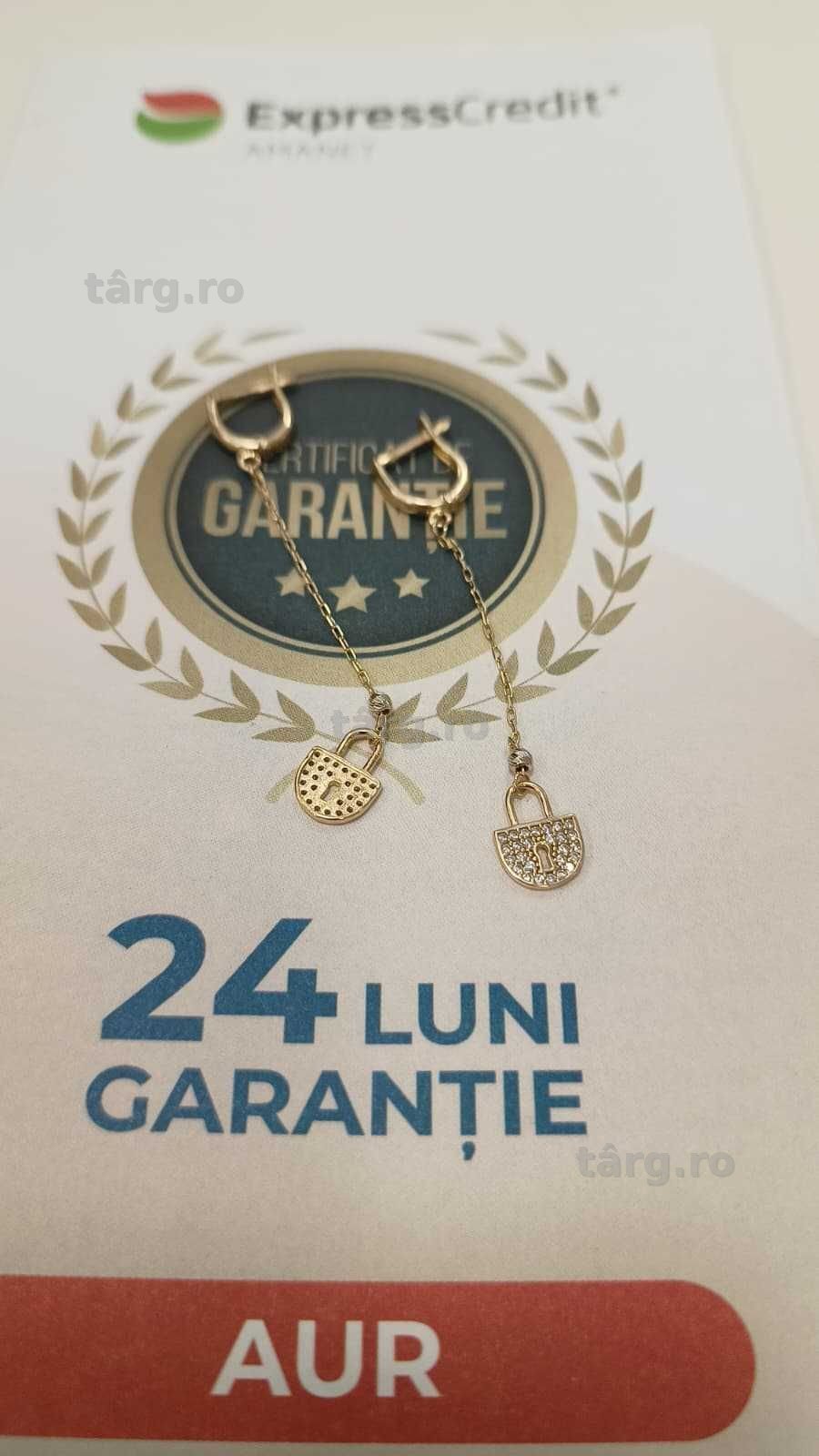 Cercei aur 14K 2.43gr [AG24 Harlau B.46133.2] - Garantie 2 ani!