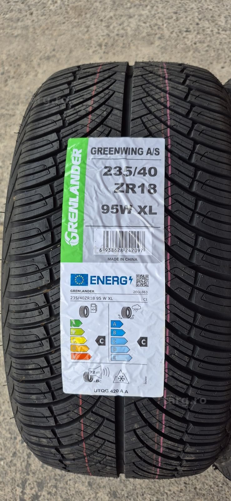 4 anvelope M+S noi Grenlander 235/40/18,dot 2026.Pretul este pe bucata. 3