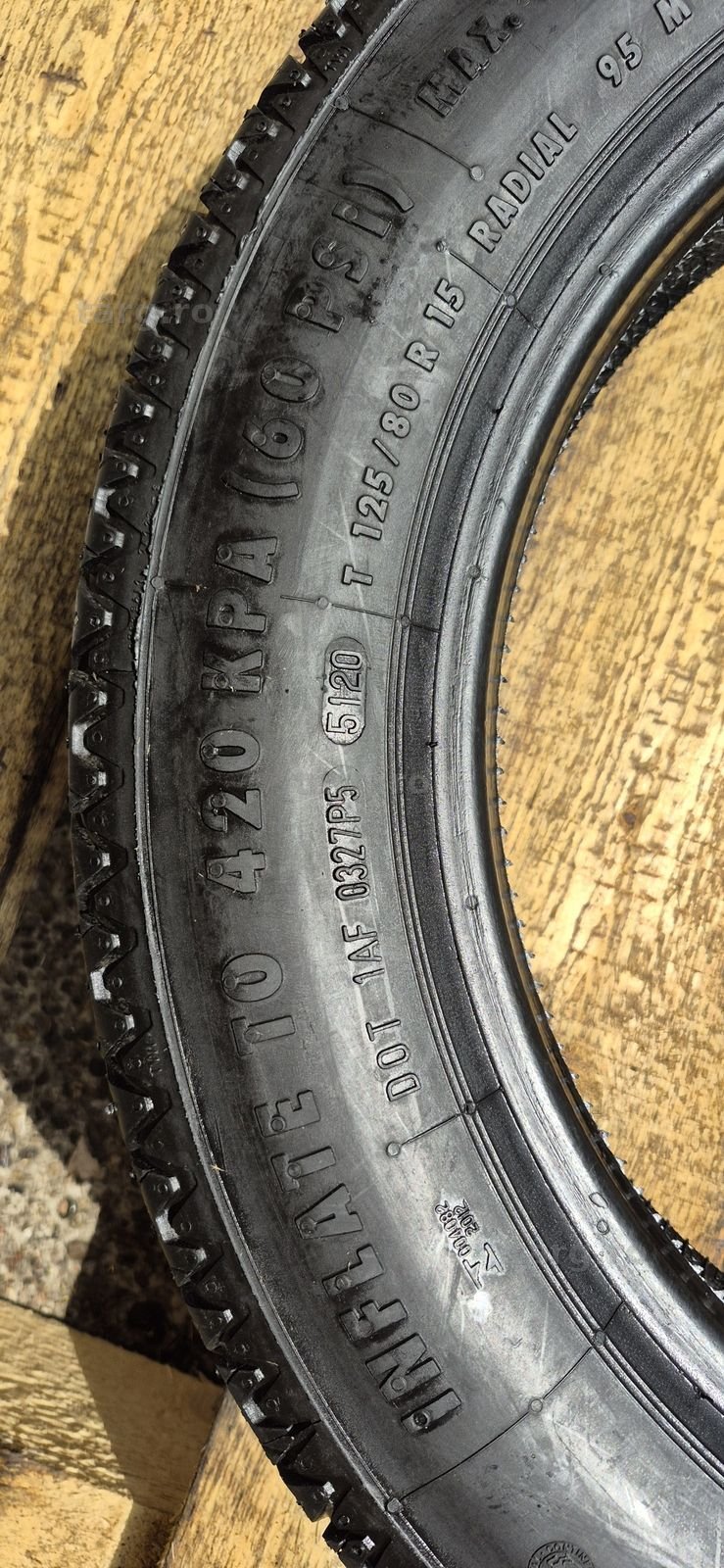 O anvelopa vara noua Continental 125/80R15,dot 2020. 6