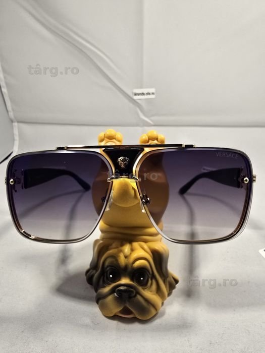 Ochelari de soare Vresace Special Project Aviator, Gold Blue, 65039, Made in Italy