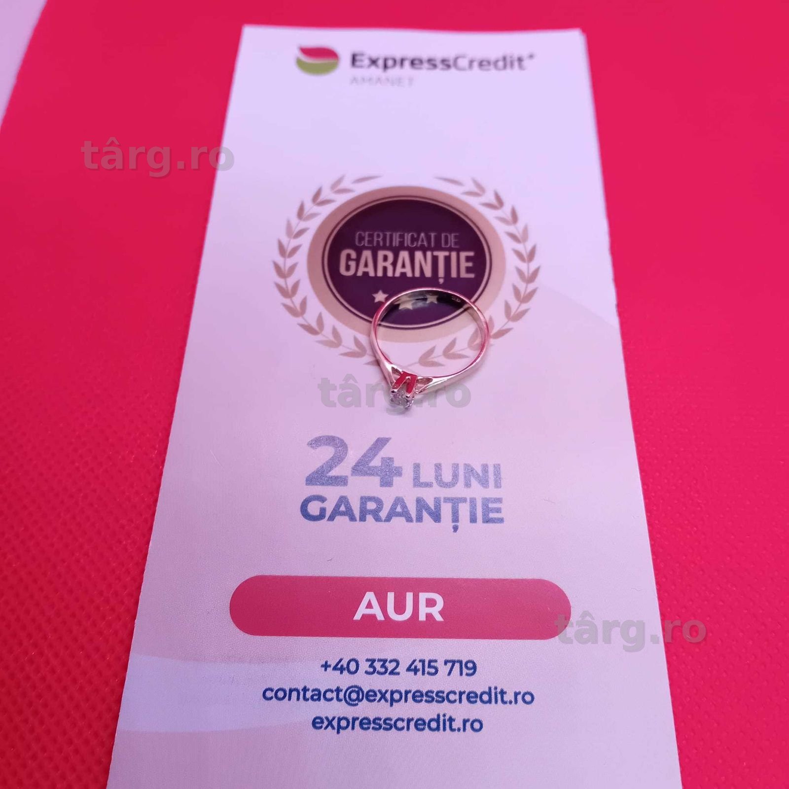 Inel aur 14k 1.81 g (Ag4 Dacia B50847.1)-Garantie 2 Ani 3