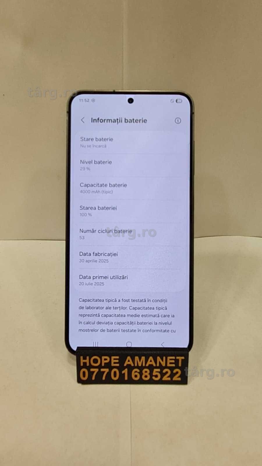 Hope Amanet P1/SAMSUNG S24 128GB/8GB RAM #37994 2