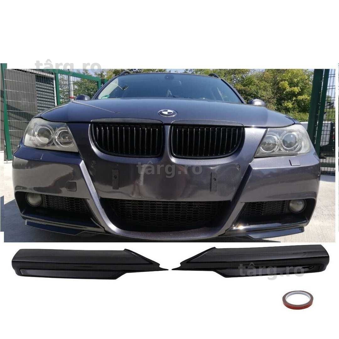 Splitter fata BMW E90 2005-2008 model M-tech Negru Lucios