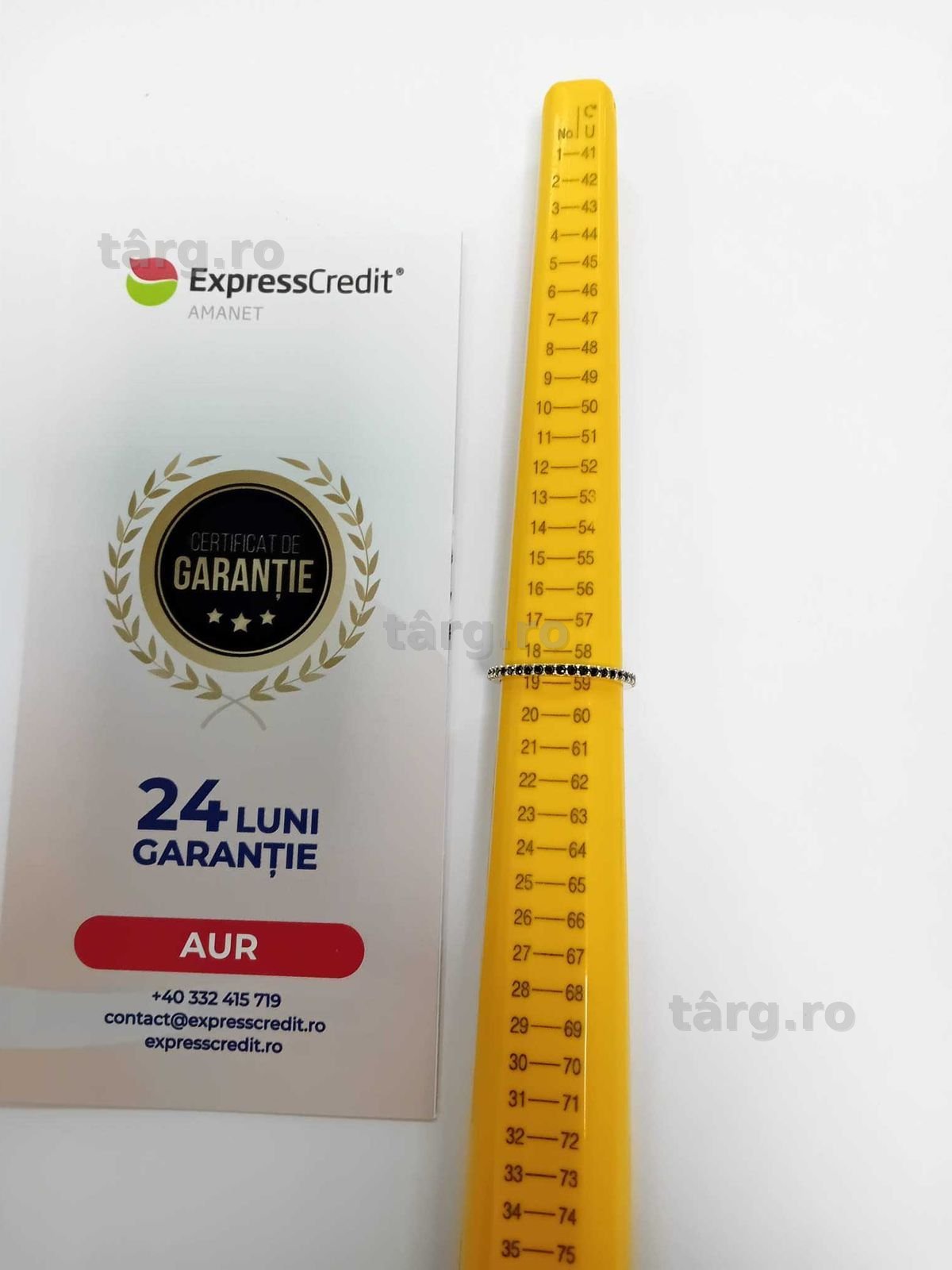 (Ag33) Inel Aur 14K/Garantie 2 ani 3