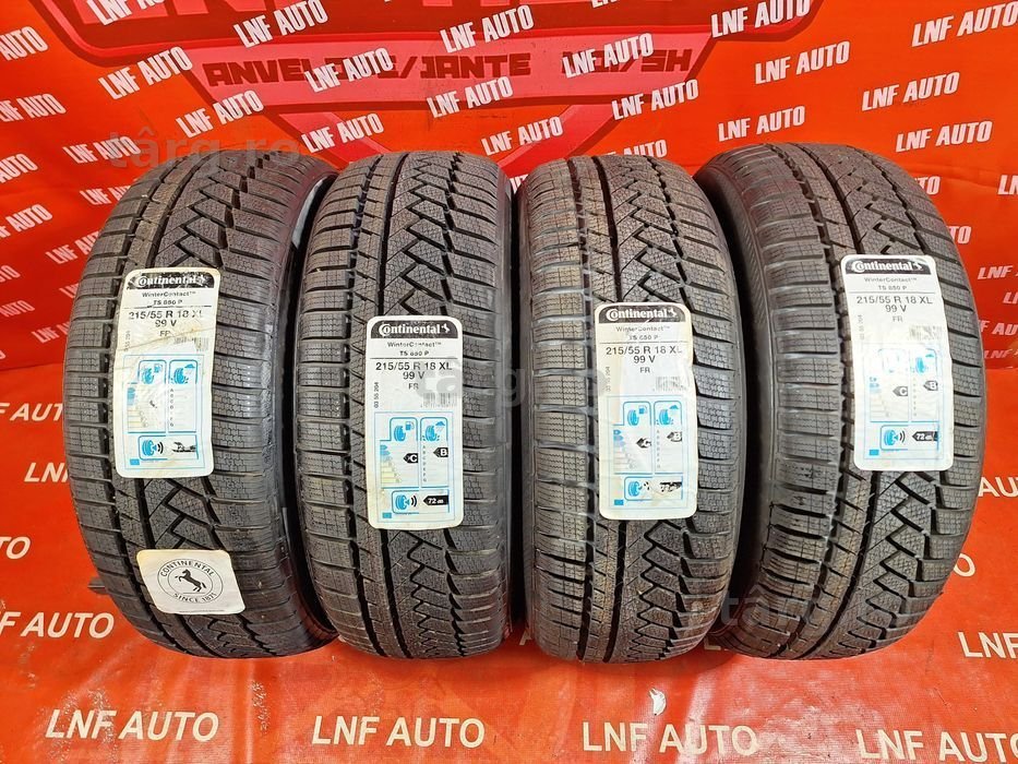 4 Anvelope M+S IARNA - 215/55/18 - Continental - NOU - DOT 2019 ! SUPER PRET !!