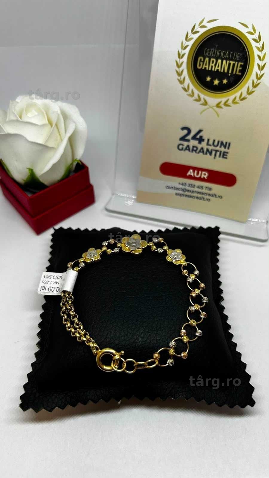 Bratara Aur 14K 7.26g (AG1 Alexandru B54013.5) - Garantie 2 ani!