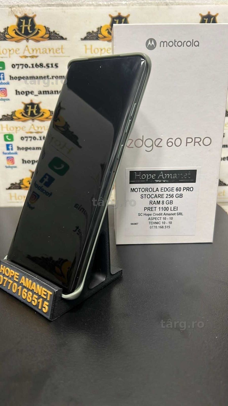Hope Amanet P3 Motorola Edge 60 Pro 256 GB / 8 GB RAM