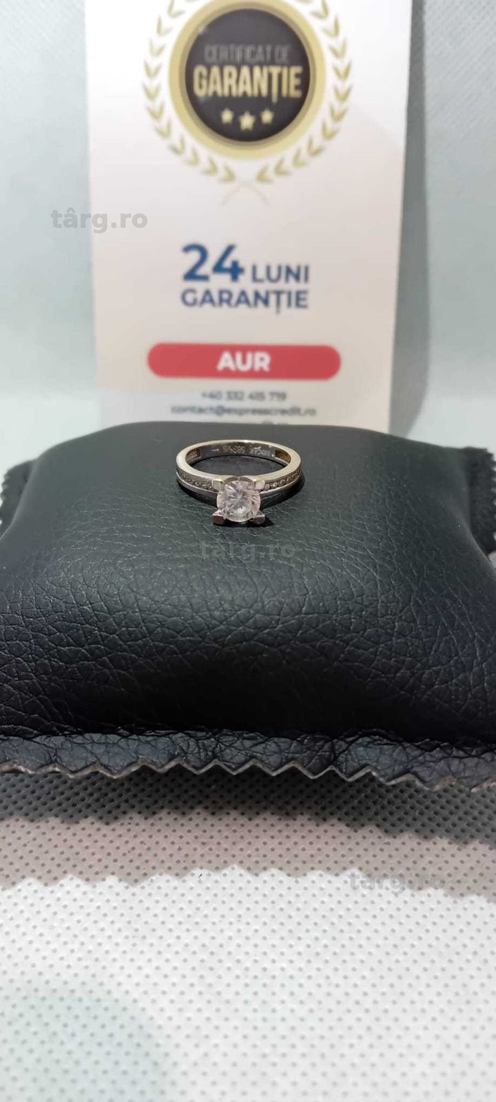 Inel Aur 14K (Ag18 Tutora b.28330) Garantie 2 ani! 2