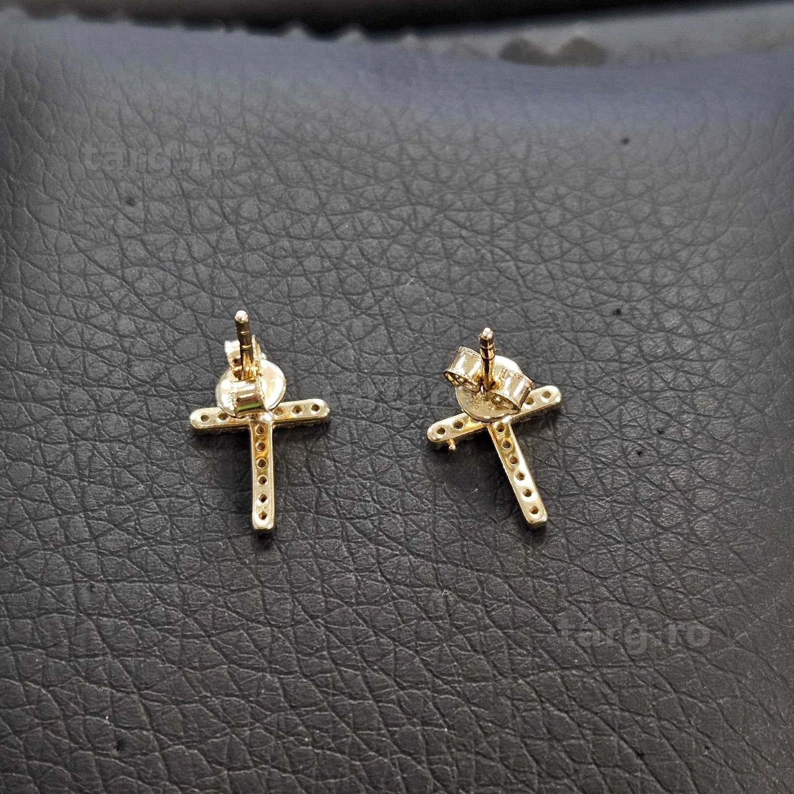 Cercei Aur 14K - 1.27 grame / 600 lei ( B34338.1 / Ag28 Doi Baieti ) 4