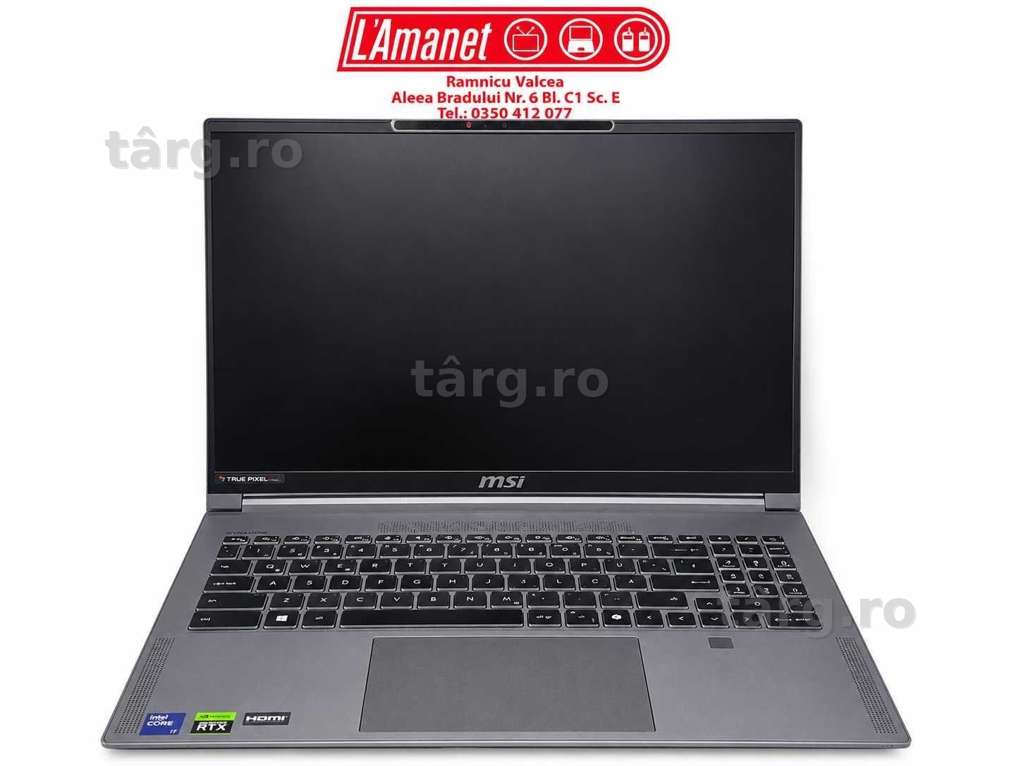 Laptop 16" MSI CreatorPro 16 AI Studio A1VKG Intel Core Ultra 9 185H 64GB DDR5 2 TB SSD nVidia RTX 3000 ADA