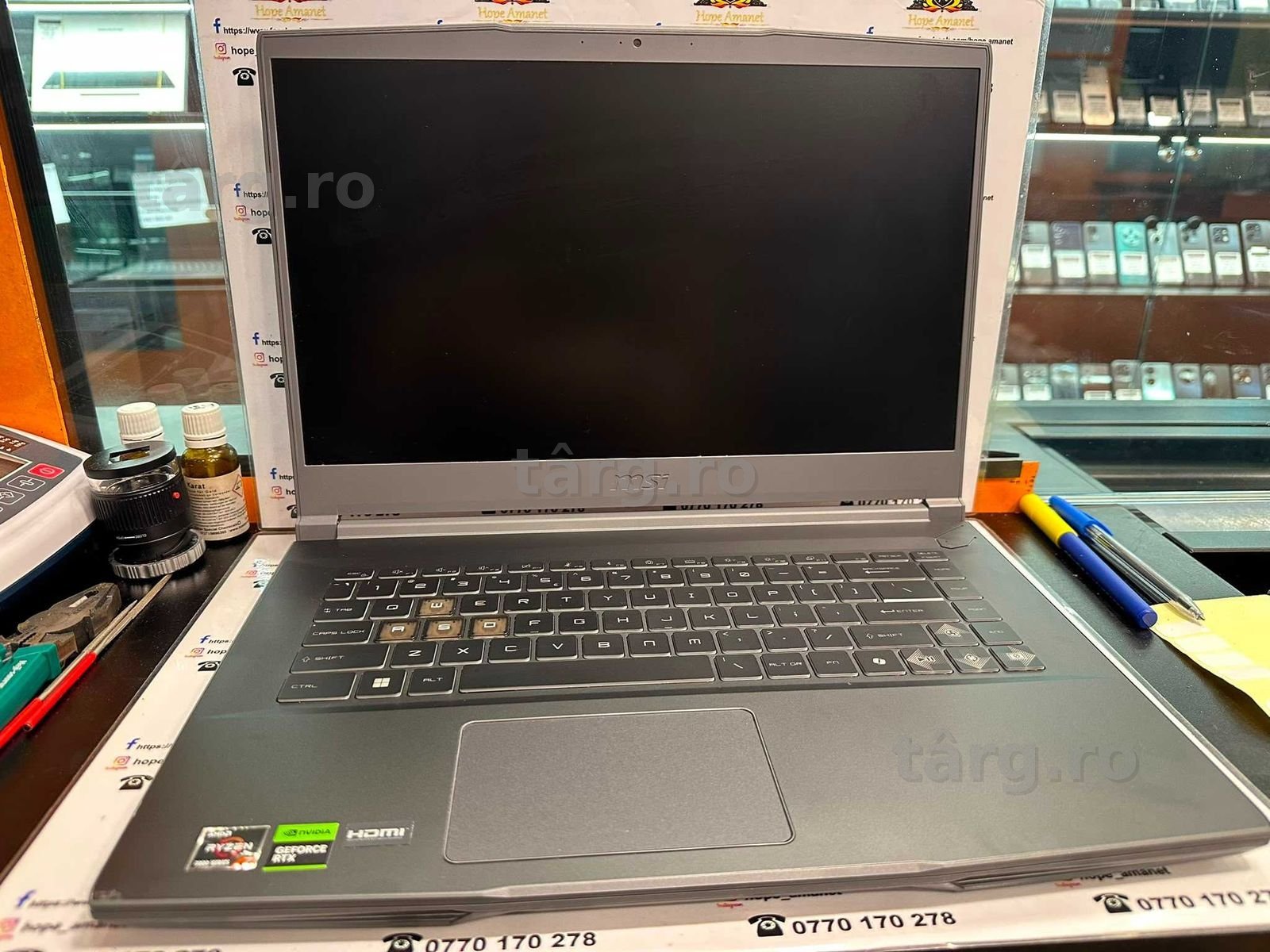 Hope Amanet P13 / Laptop MSI THIN A15 B7VF 2