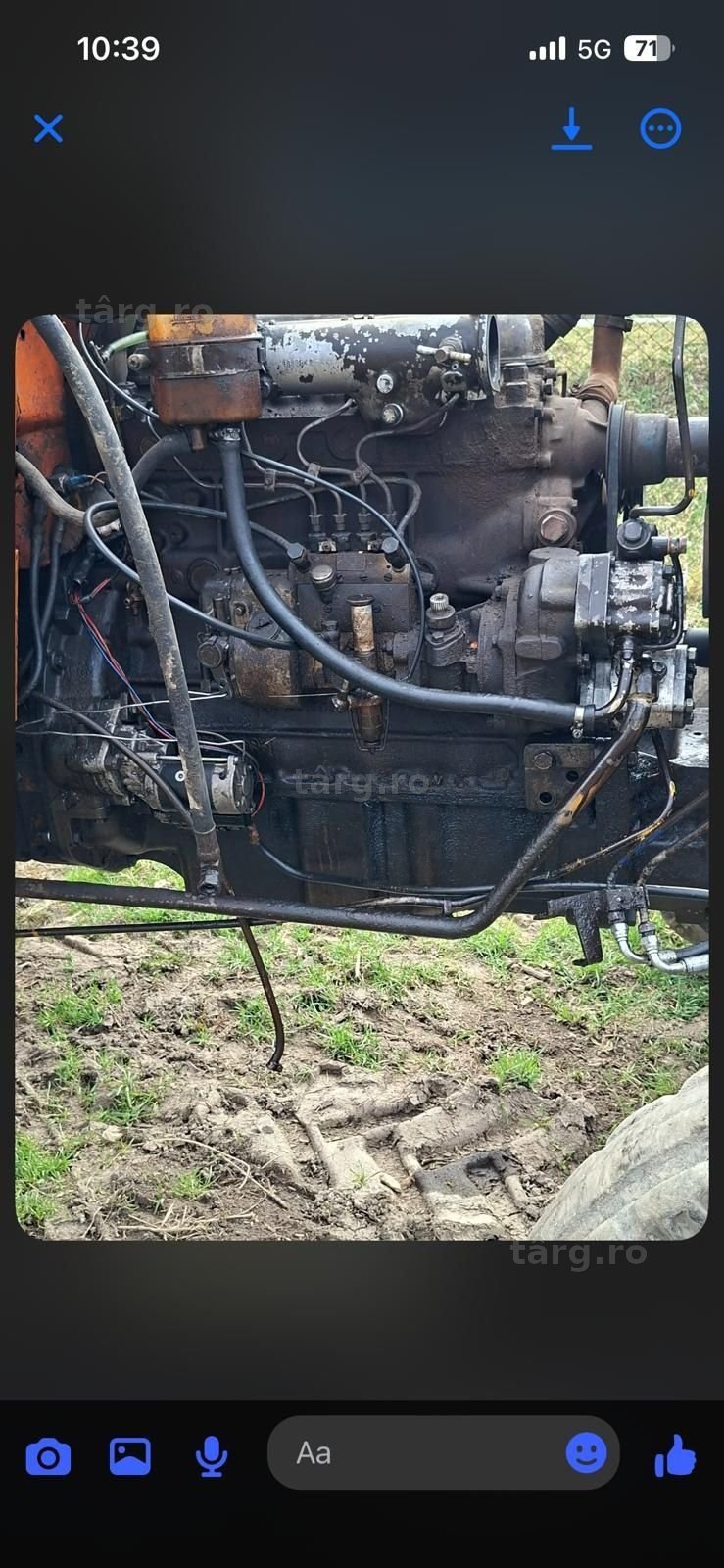 Piese motor  tractor fiat 850