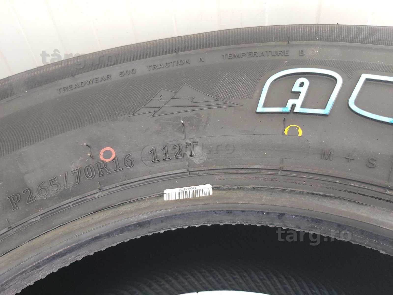 265/70 R16, 112T, APLUS All Terrain M+S, (50% off-road 50% asfalt) 6