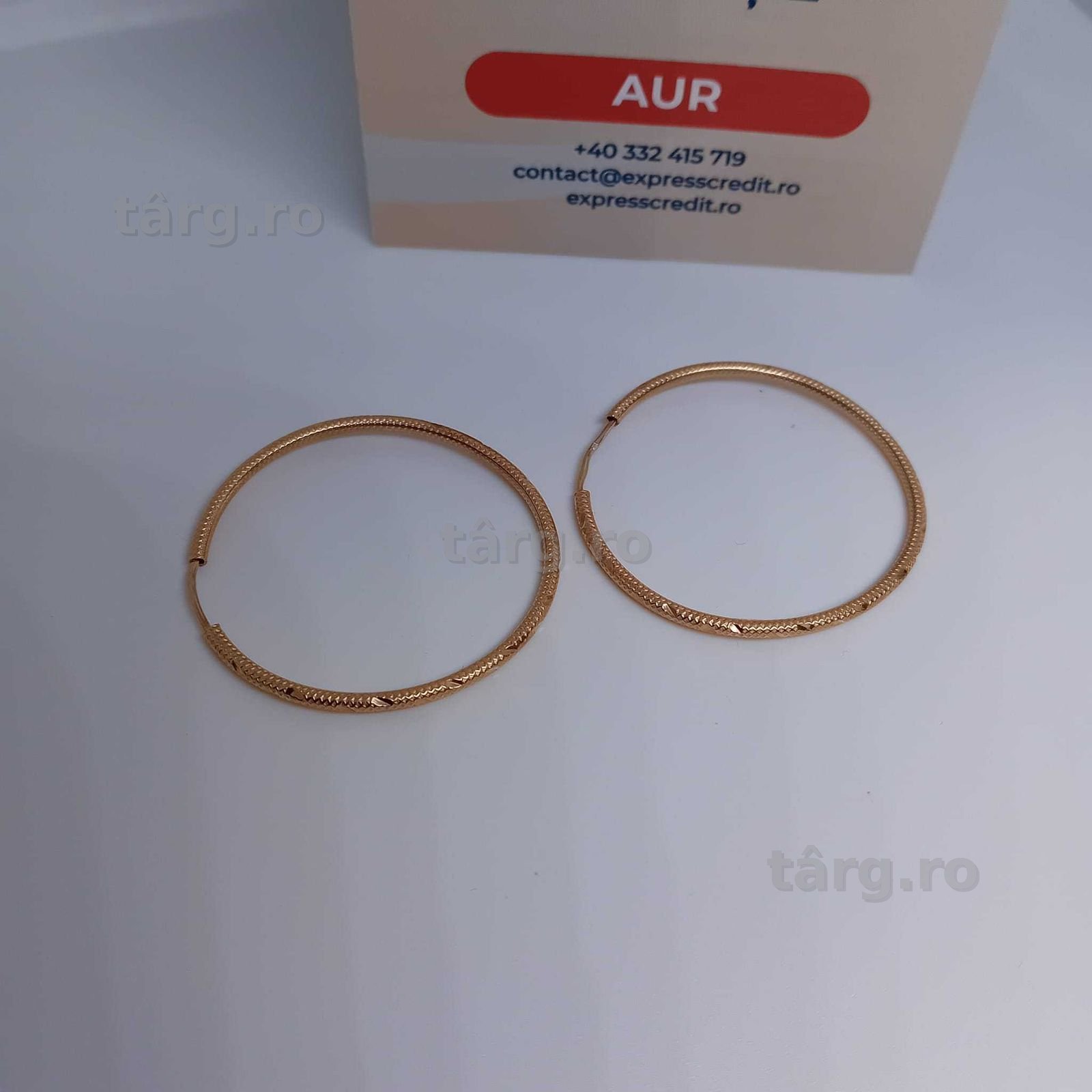 Cercei Aur 14K 3.68g (Ag4 Dacia B.51997) Garantie 2 ani 2