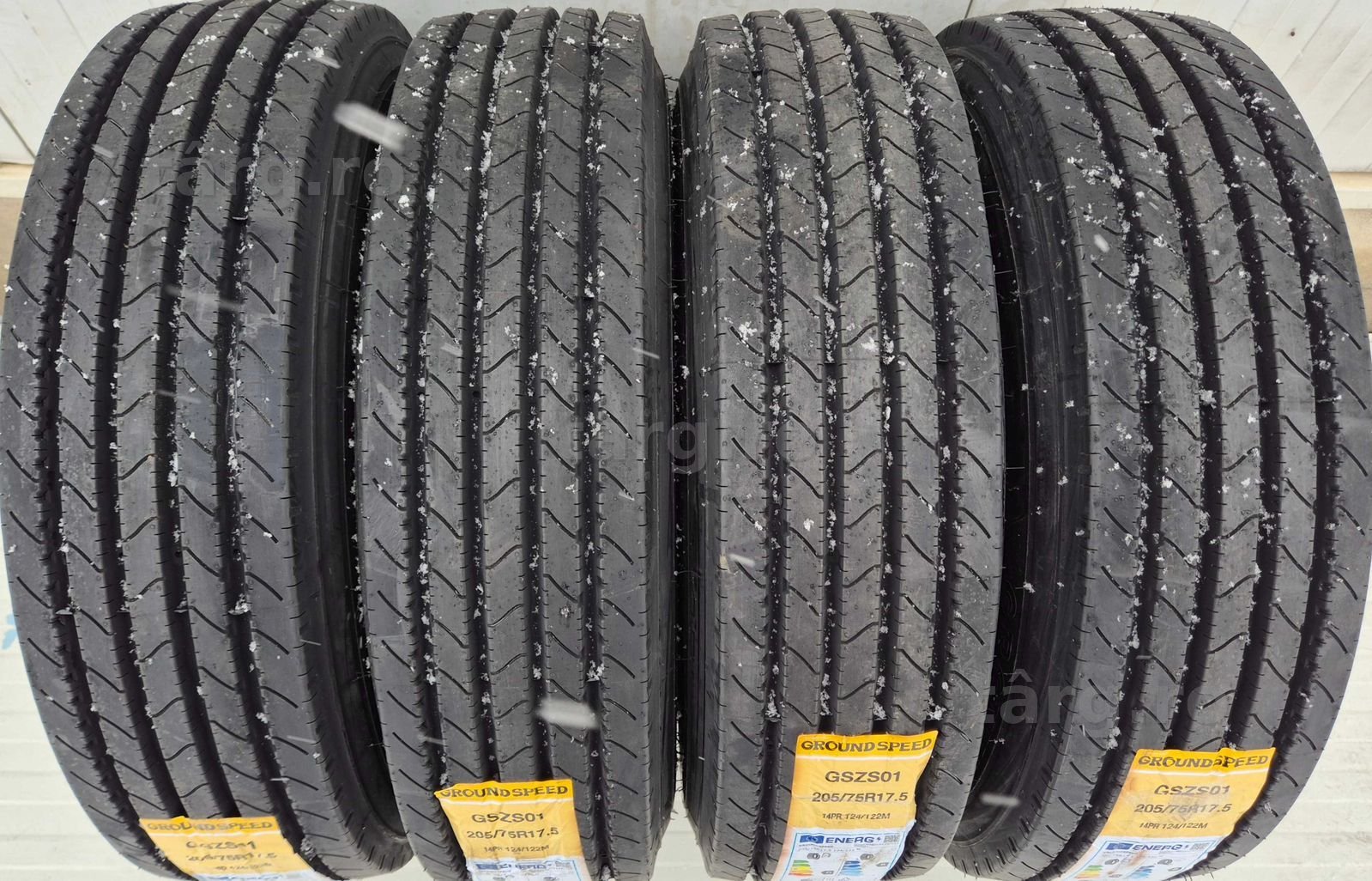 205/75 R17.5, 124M, GROUNDSPEED 14PR, Anvelope directie M+S 2