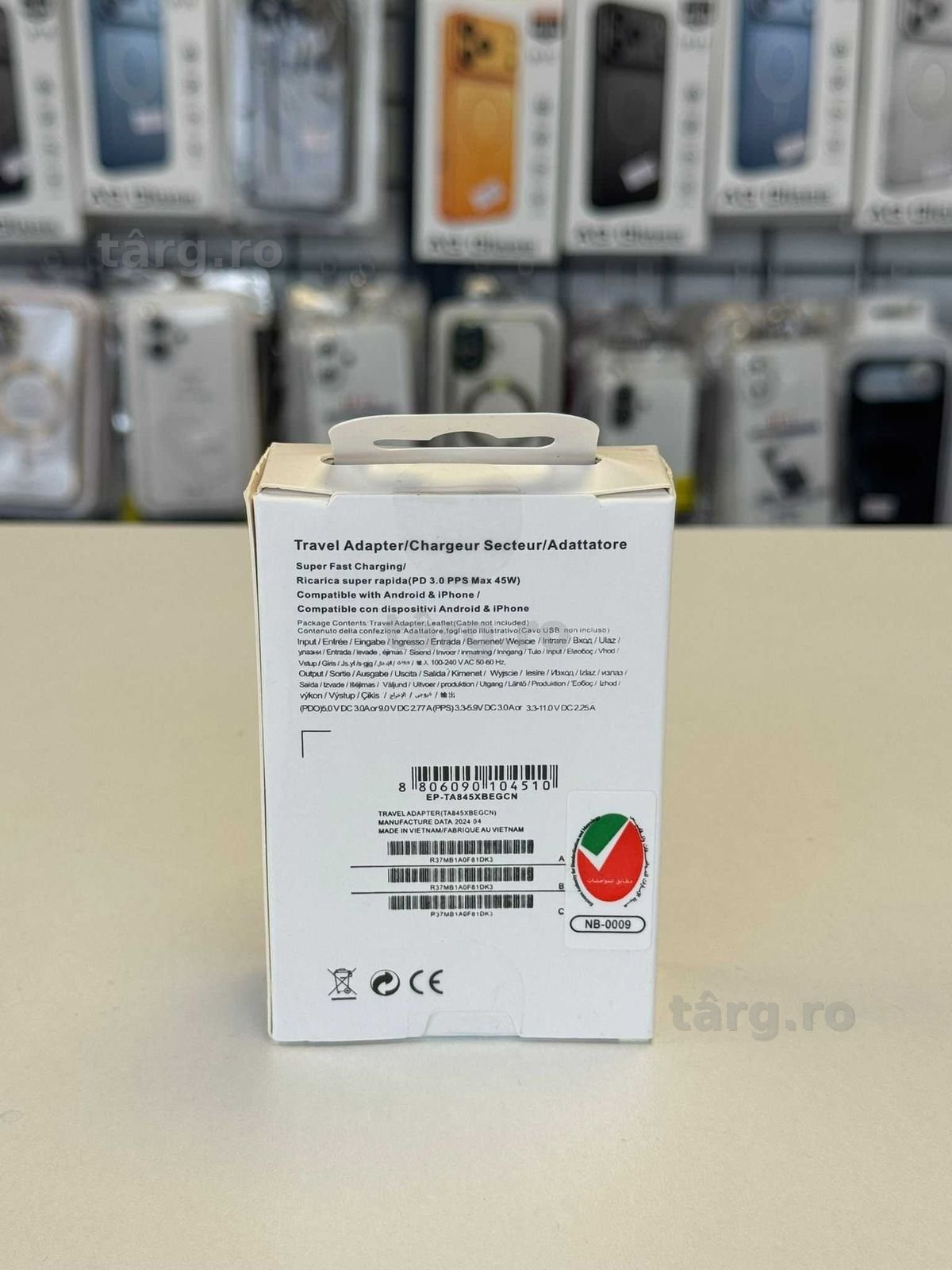 Adaptor cu iesire USB C, incarcare rapida, 45W 2