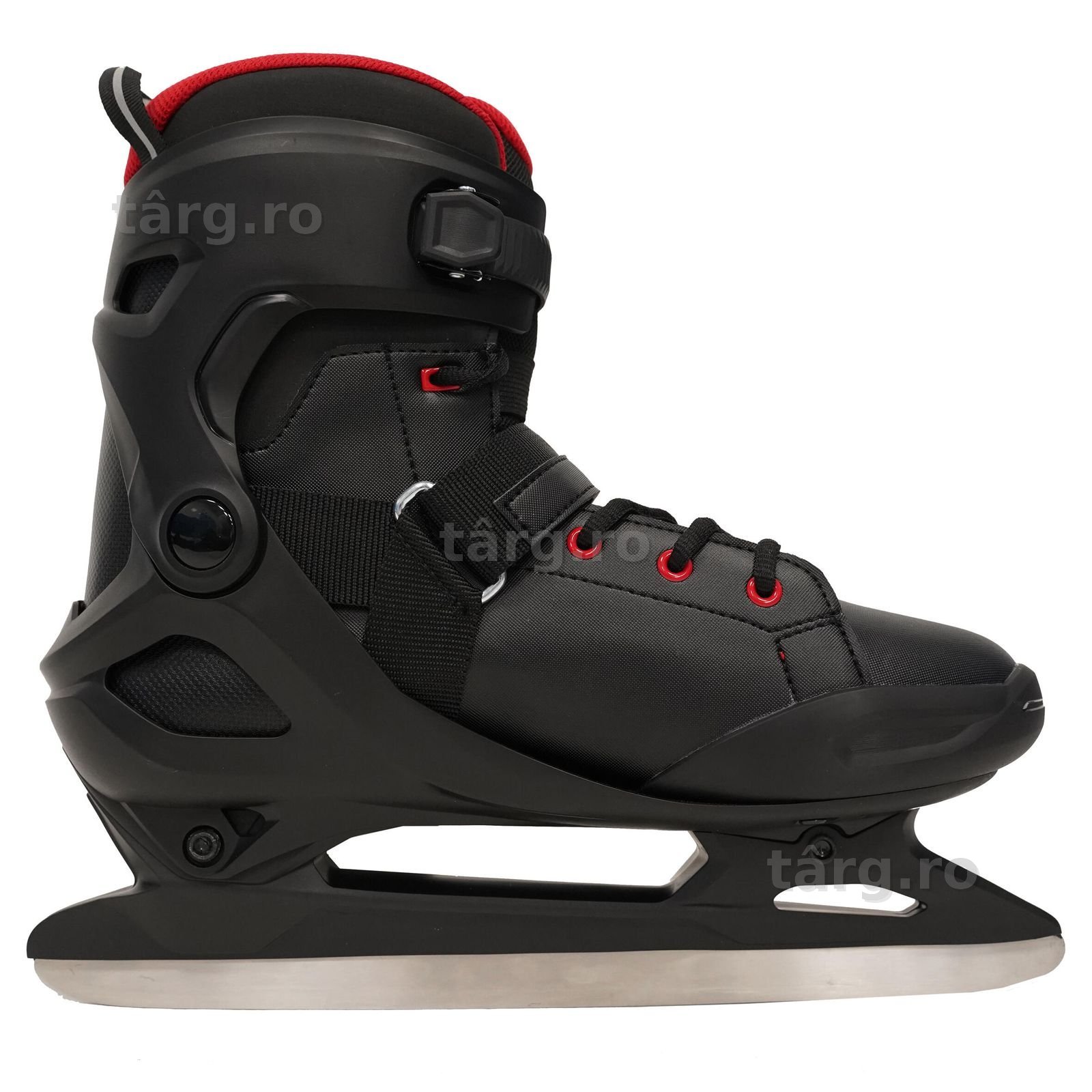 Patine Fit 500 Negru-Roșu Bărbați - 41 - produs resigilat Decathlon