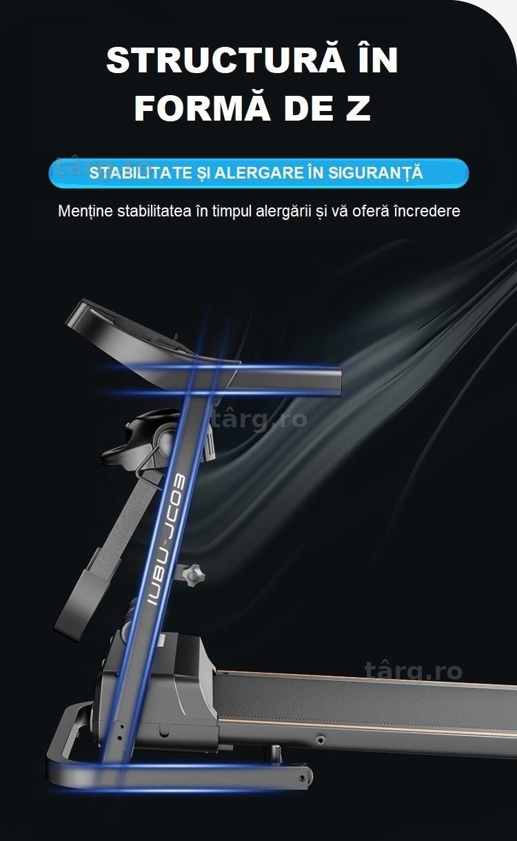 Banda Alergare JC-03 Electrica Viteza 1-10km/h 120Kg
