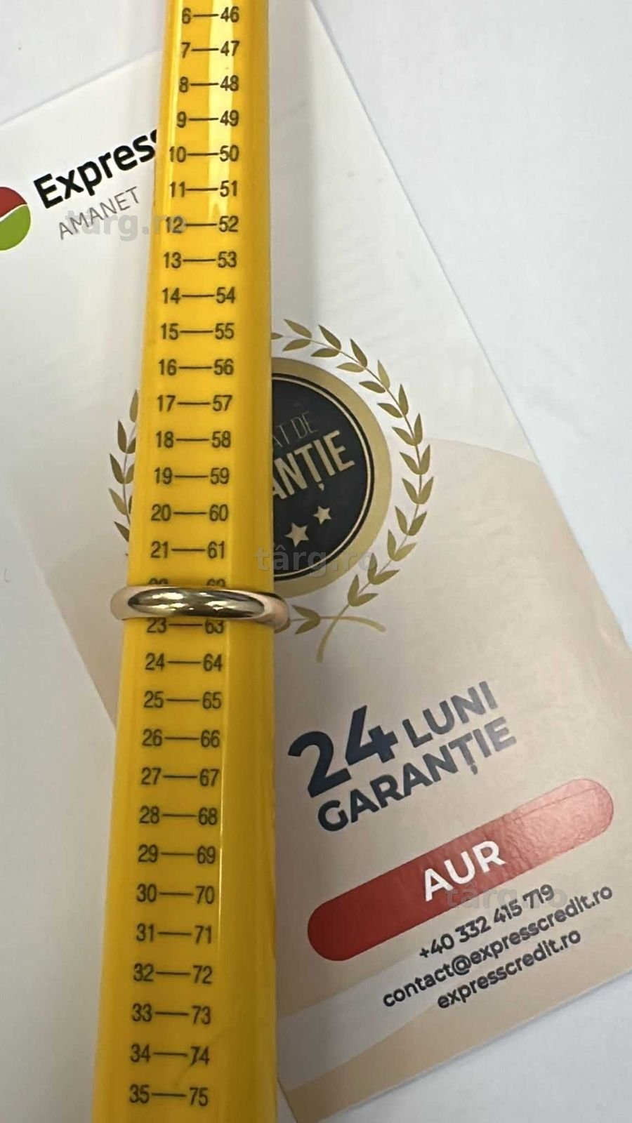 Verigheta aur 18K 6.06 GR (AG32 B4716.1-ag45) 2 ANI GARANTIE! 2