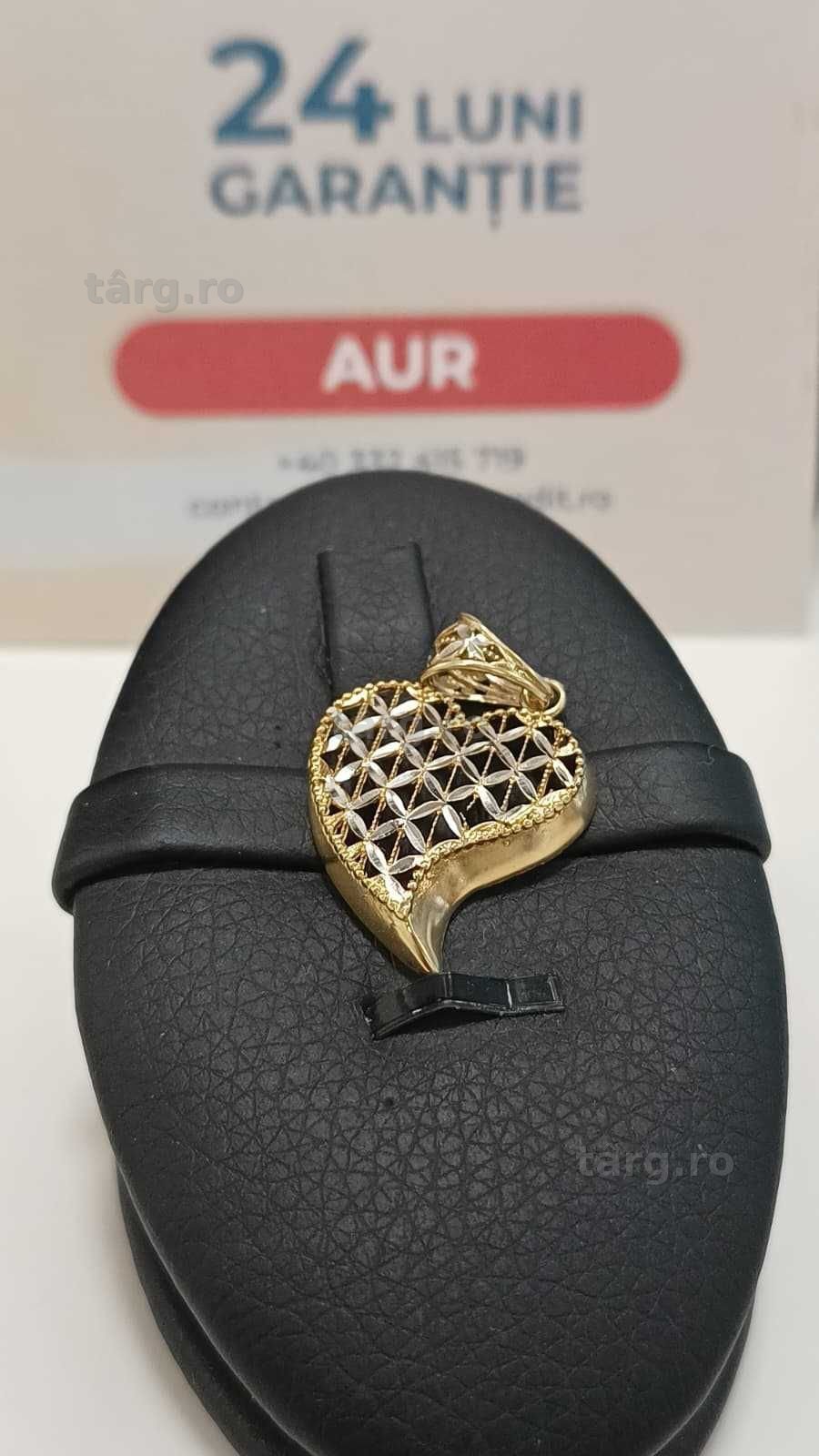 Pandantiv aur 18K 3.21gr [AG24 Harlau B.46392.1] - Garantie 2 ani!