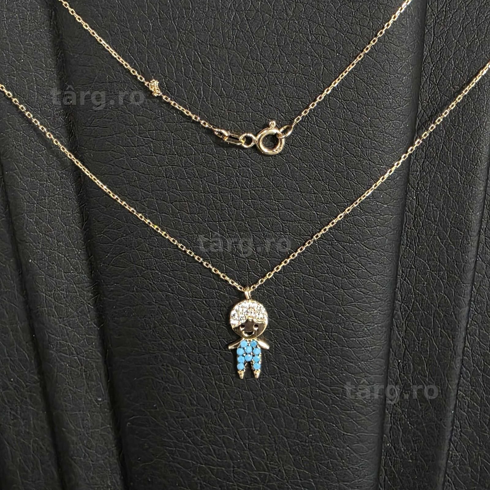 Lant Aur 14K - 1.61 grame / 755 lei ( B34231.1 / Ag28 Doi Baieti ) 5