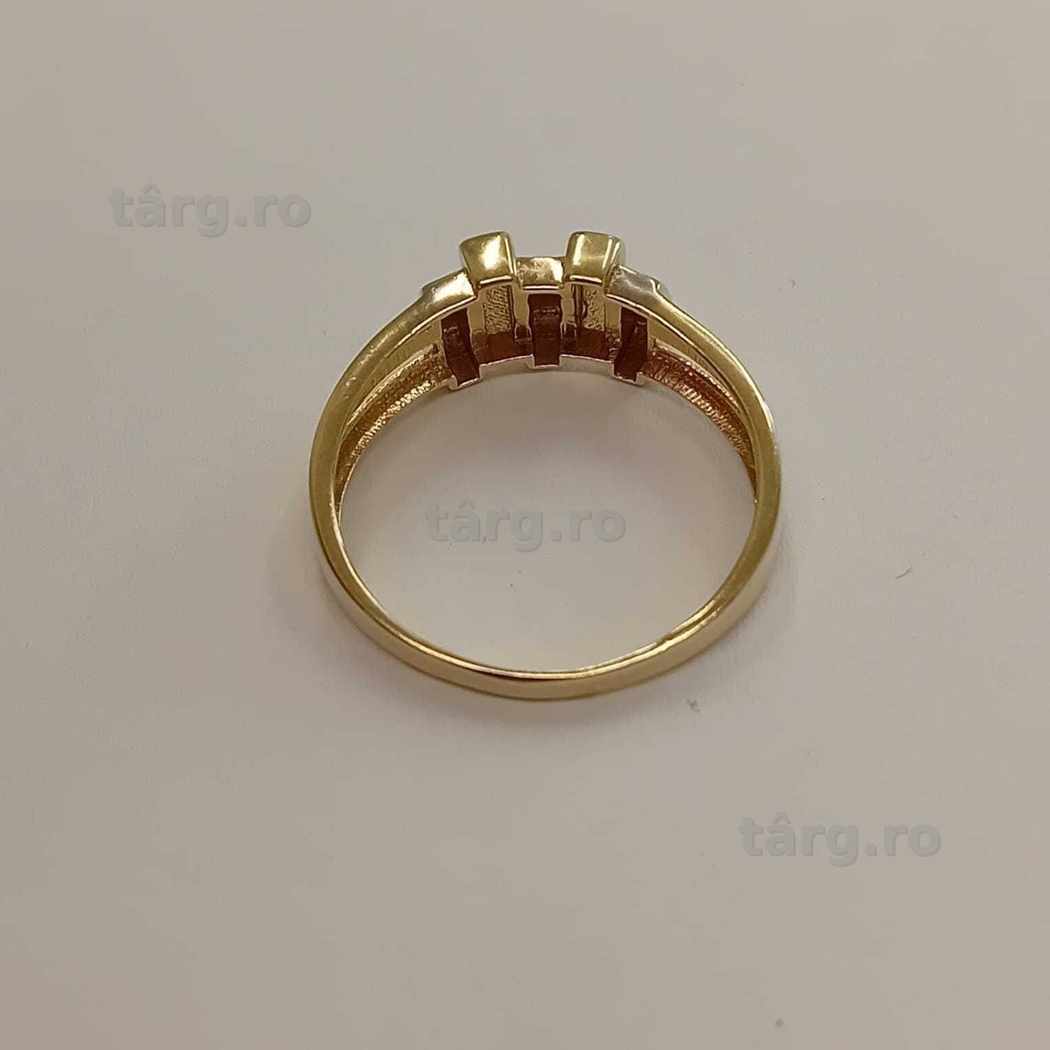 Inel aur 14k (ag49 Esplanada b.7825) Garantie 2 Ani 4