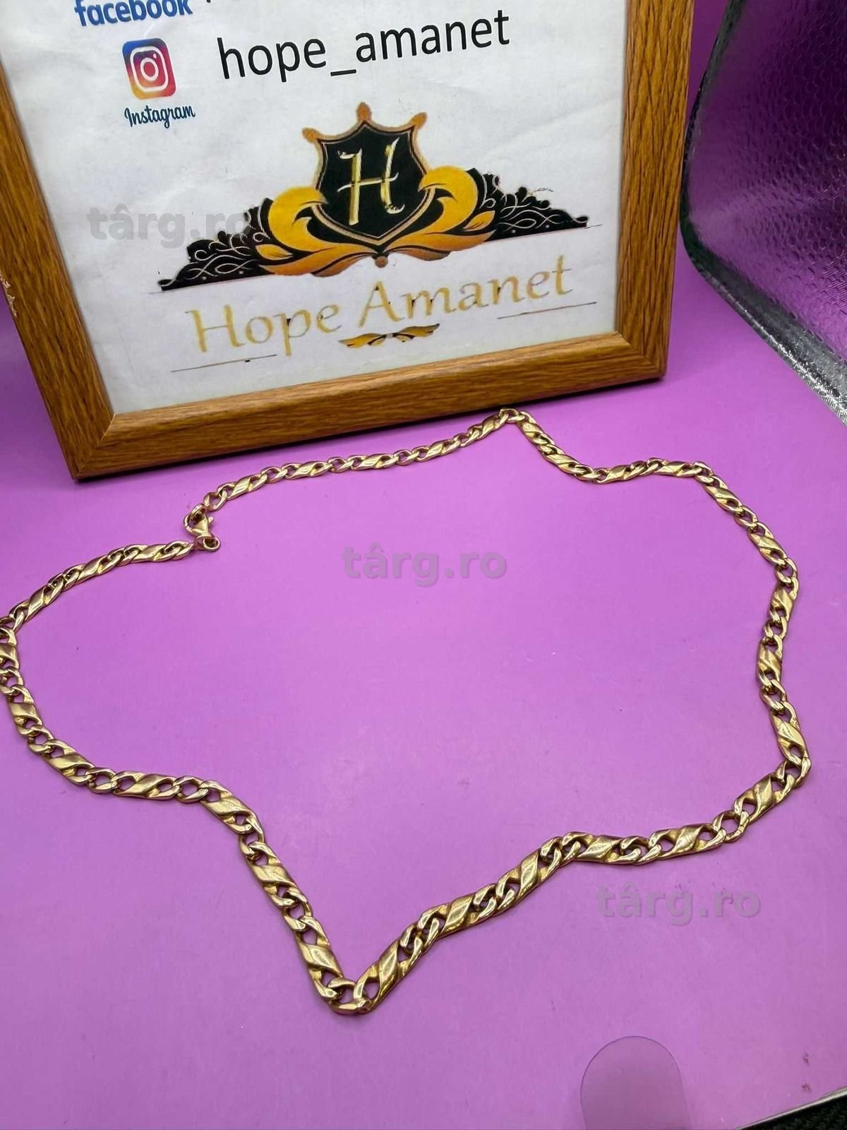 HOPE AMANET P2 - Lant Aur Galben / 14K / 35.37 Gr / 28 CM 2