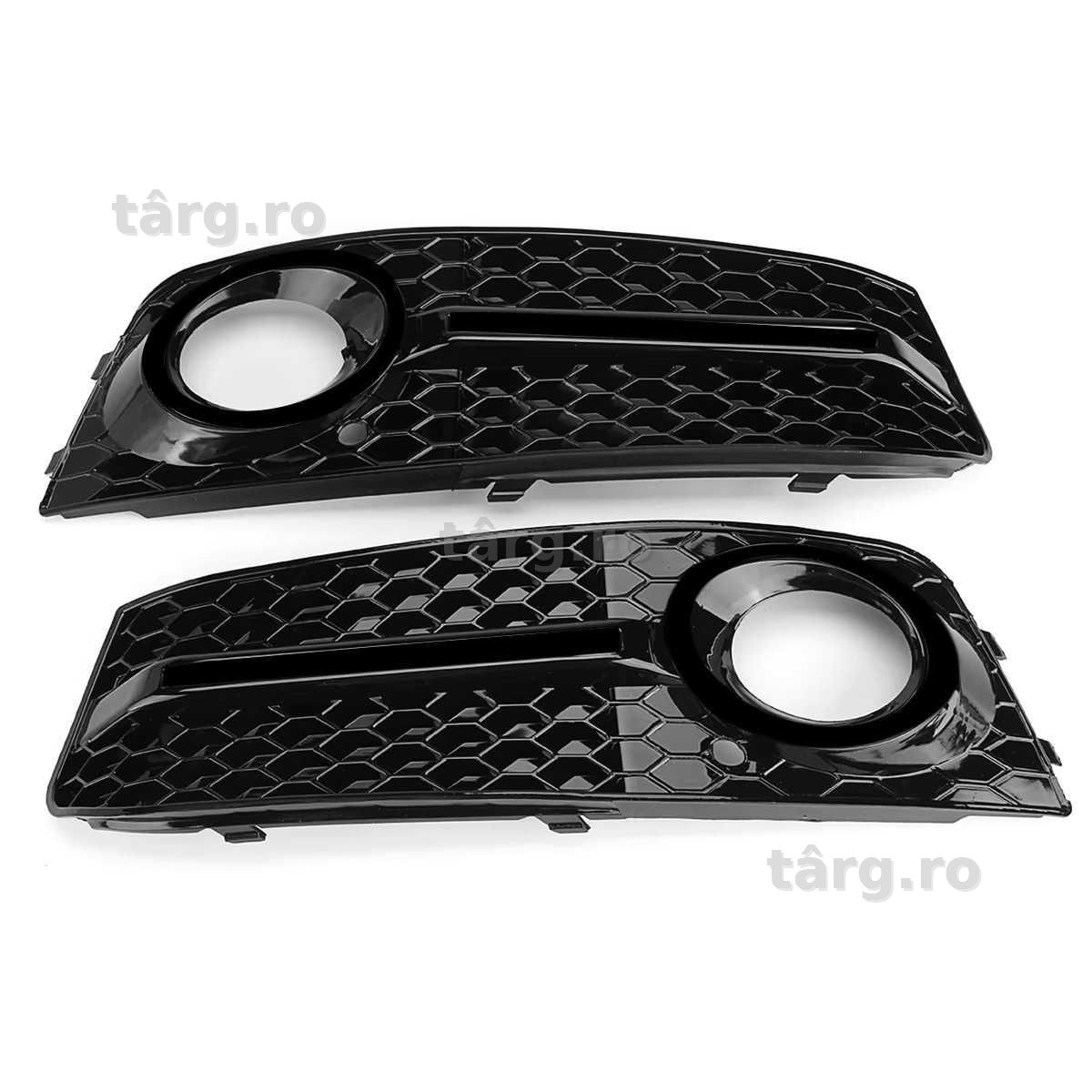 Grile Proiectoare model Fagure Proiector Bara AUDI A4 B8 Standard, Negru Lucios