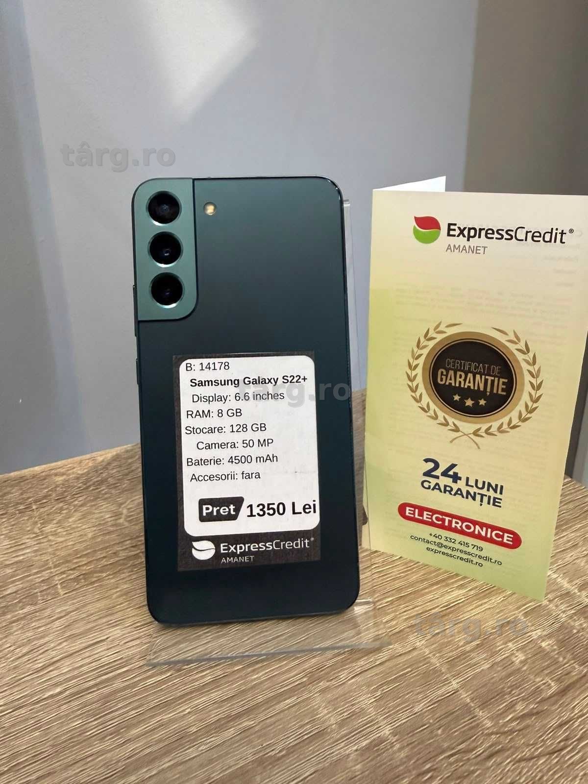 (AG42) Samsung Galaxy S22 Plus B.14178.1 GARANTIE 2 ANI