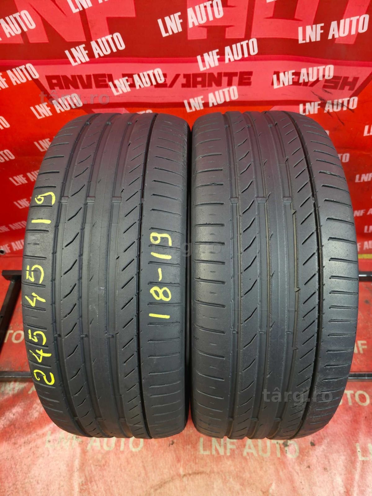 Anvelope de VARA - 245/45/19 - Continental - 5.5 MM - DOT 2018 - 2019