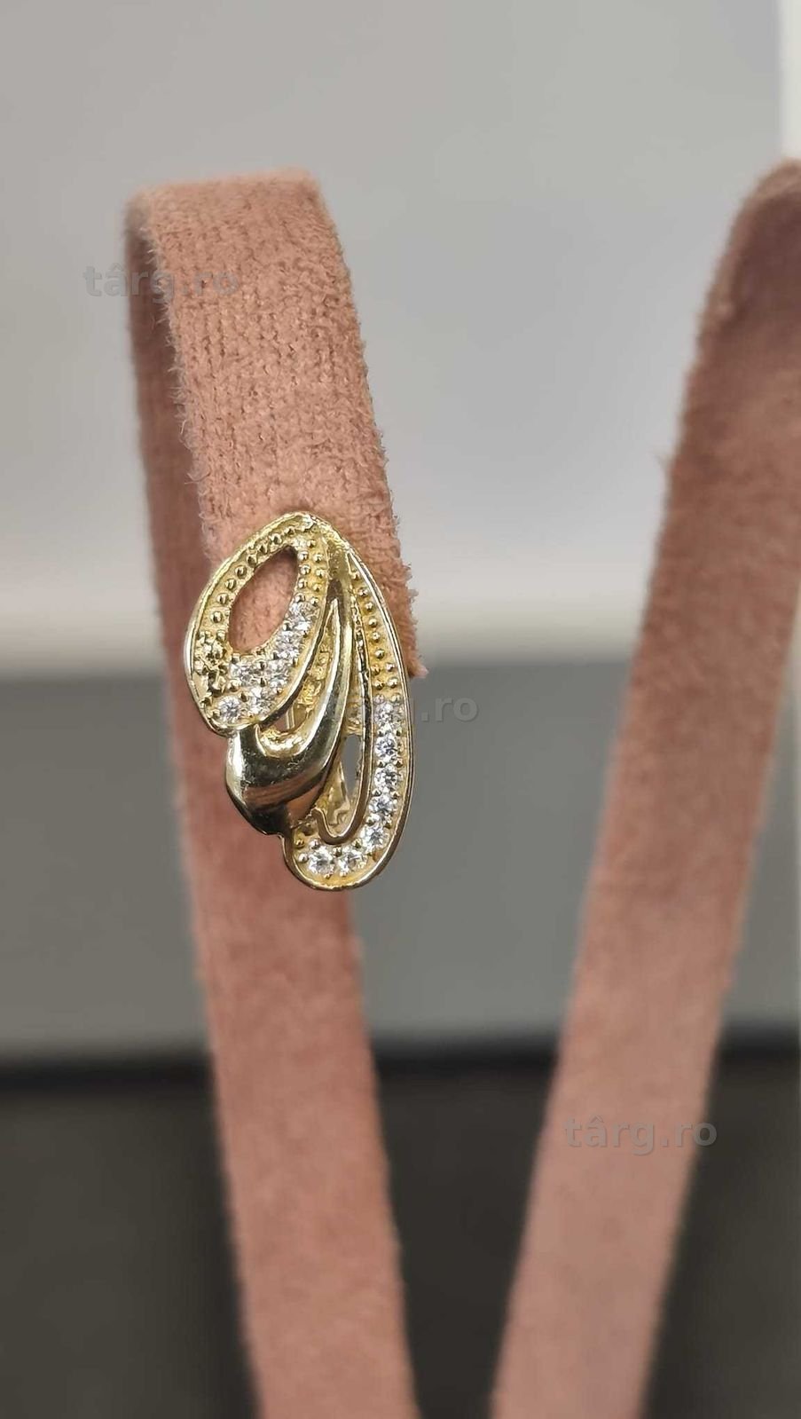 Cercei aur 14k (Iulius Mall)(B-593) Garantie 2 ani! 2