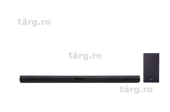 Hope Amanet P5-Soundbar LG SJ4, 300W, 2.1, subwoofer wireless, bluetooth, 4K, Negru