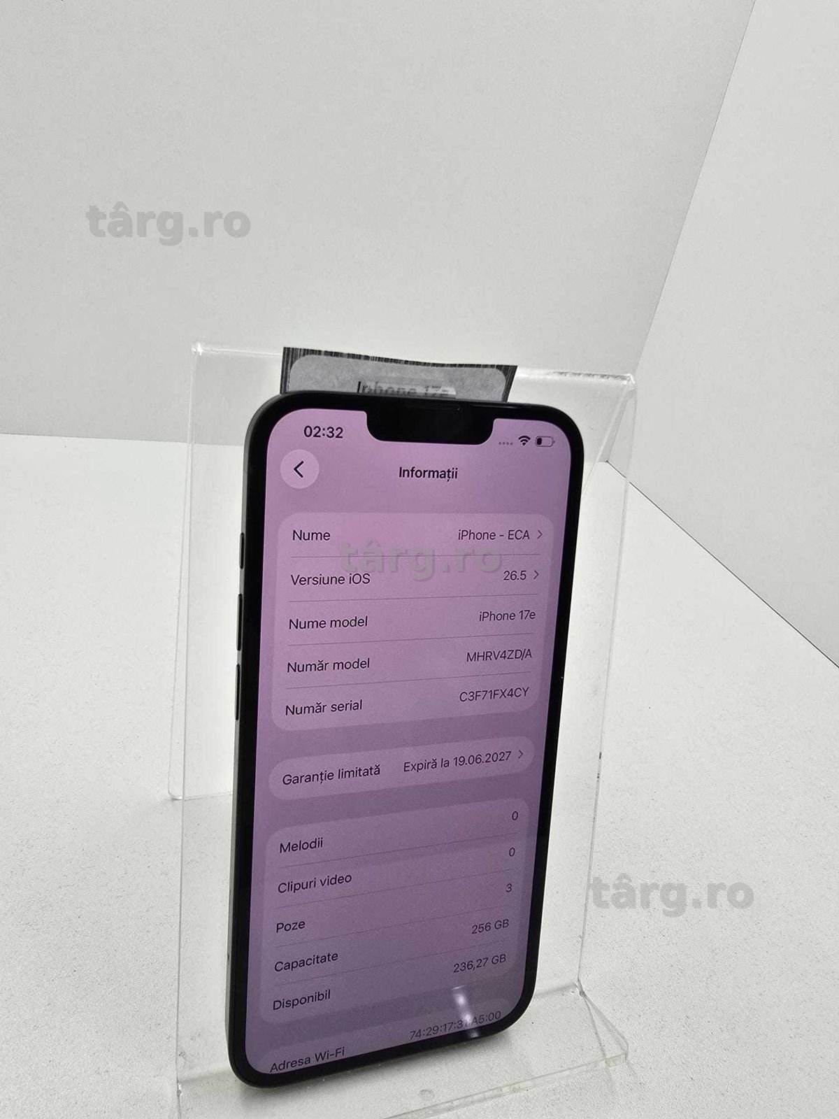 Iphone 17e (Ag25 Belvedere B.43407)-Garantie 2 Ani! 2