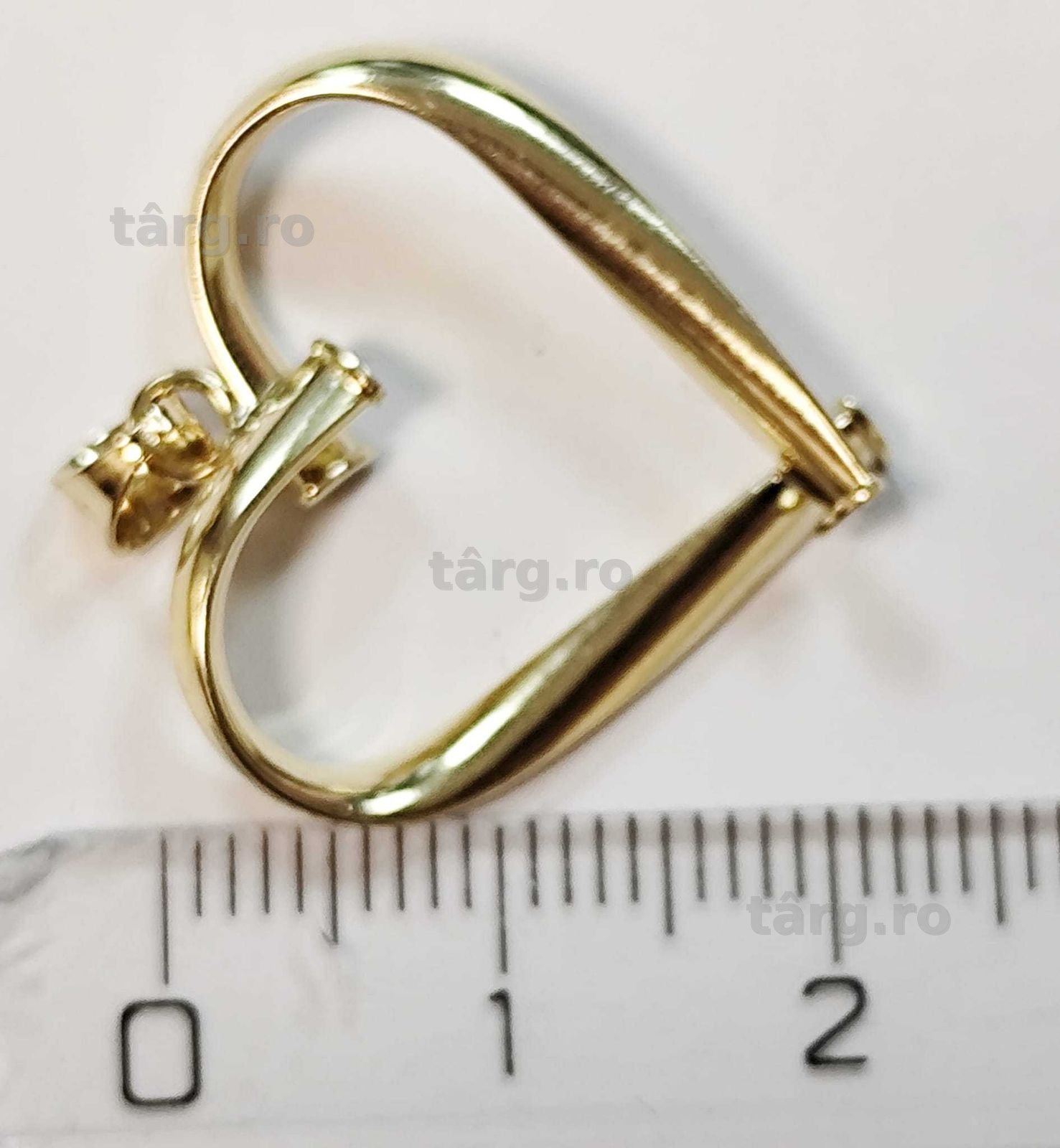 (AG42) Pandantiv aur 18K " Inima" B.33874.4 - Garantie 2 ani 4