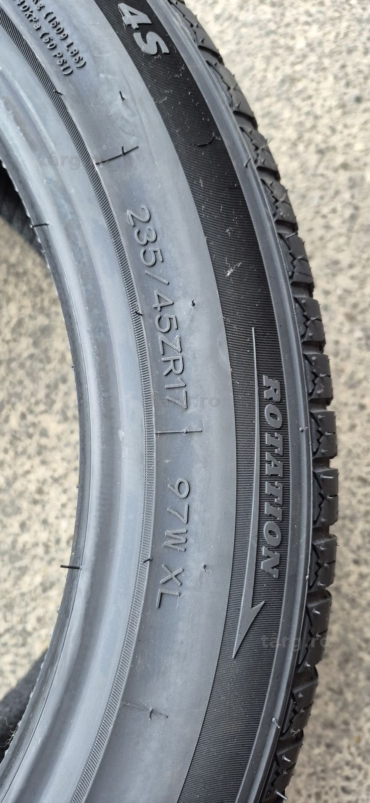 4 anvelope M+S noi Tercelo 235/45/17,dot 2026.Pretul este pe bucata 6