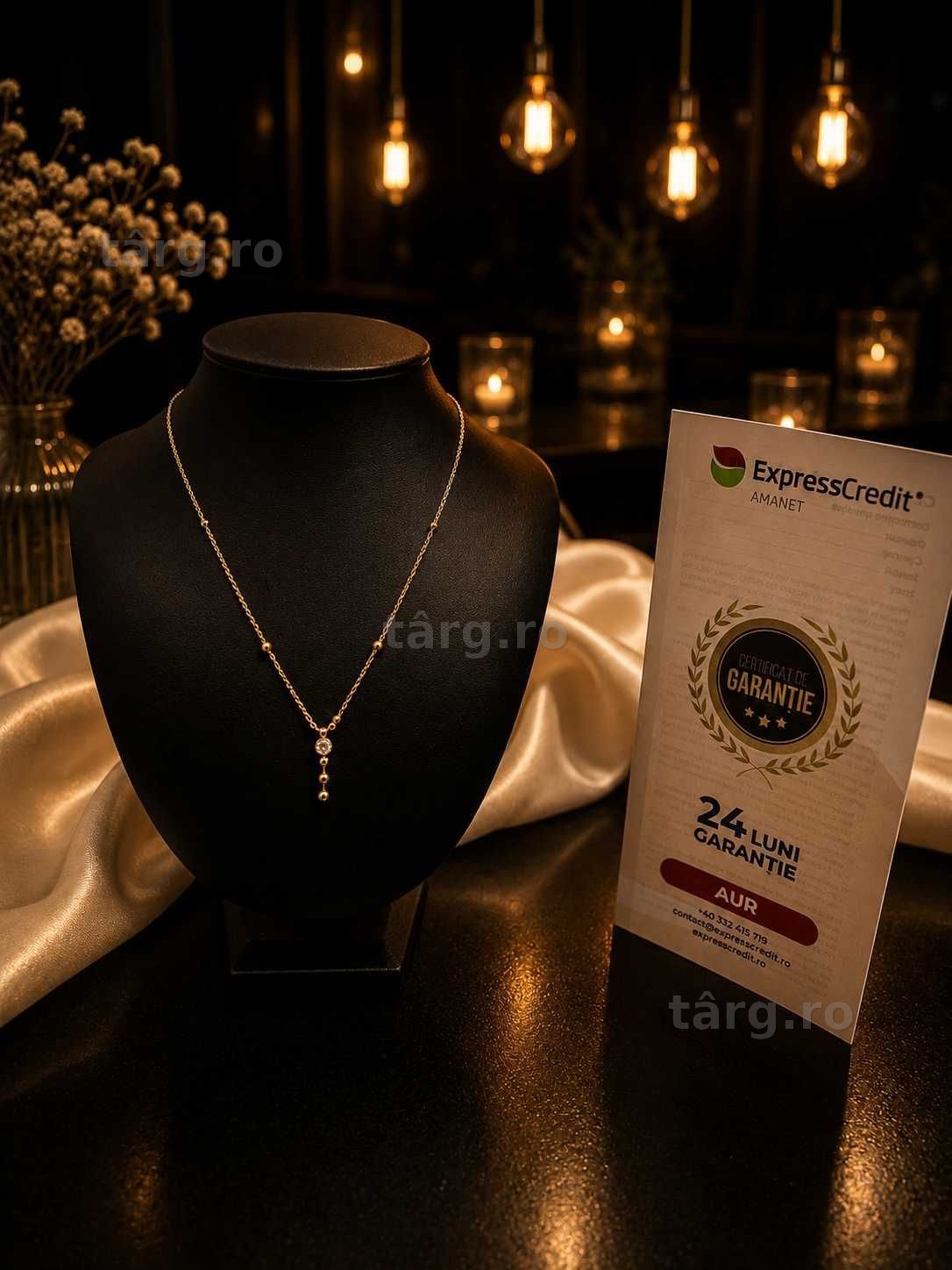 Lant aur 14K 3.10gr (Ag25 Belvedere B.42995.1)-Garantie 2 Ani! 3