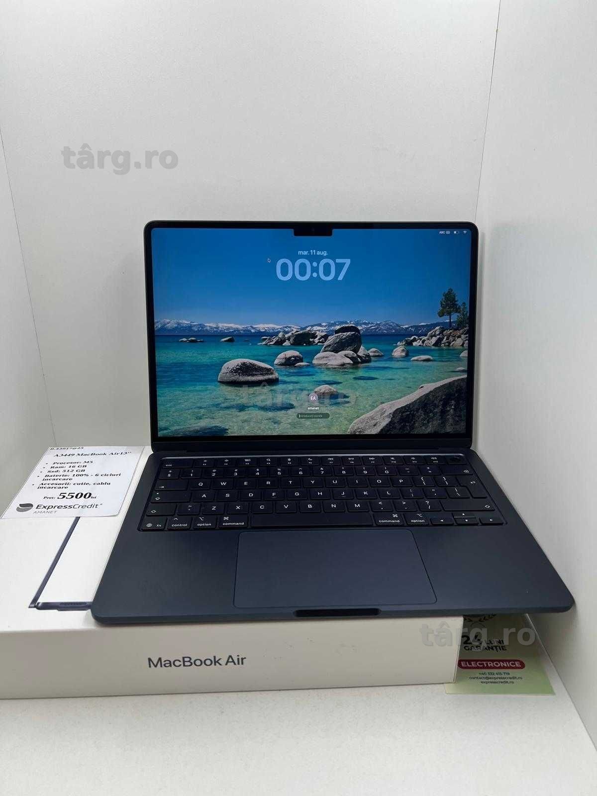 MacBook Air13'' M5 512 GB (Ag25 Belvedere B.43917) Garantie 2 ani! 2