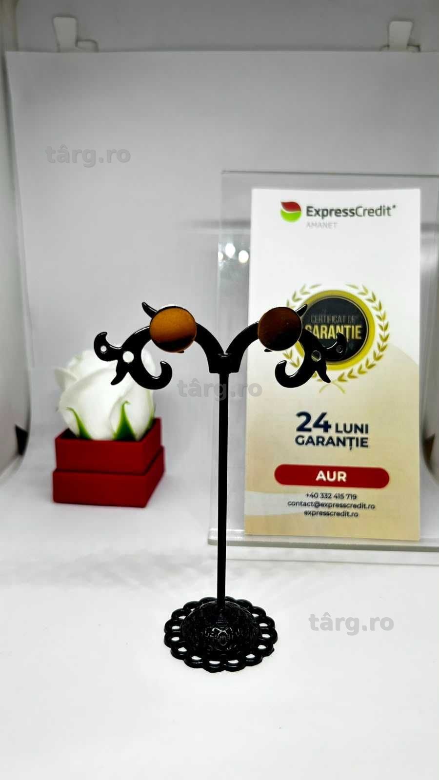 Cercei Aur 14K 2.37g (AG1 Alexandru B54362.54) - Garantie 2 ani!