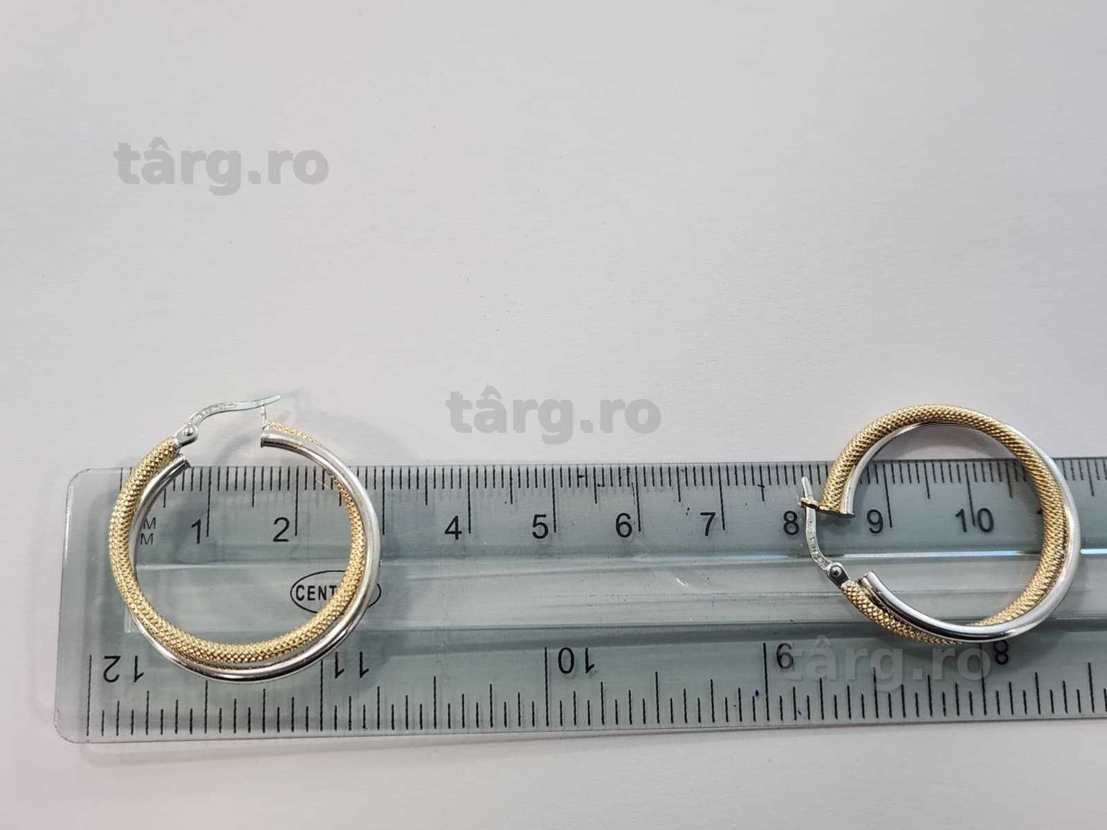 Cercei aur, 18k, 4.22g (b 67708.1 Ag2 Tudor) 2