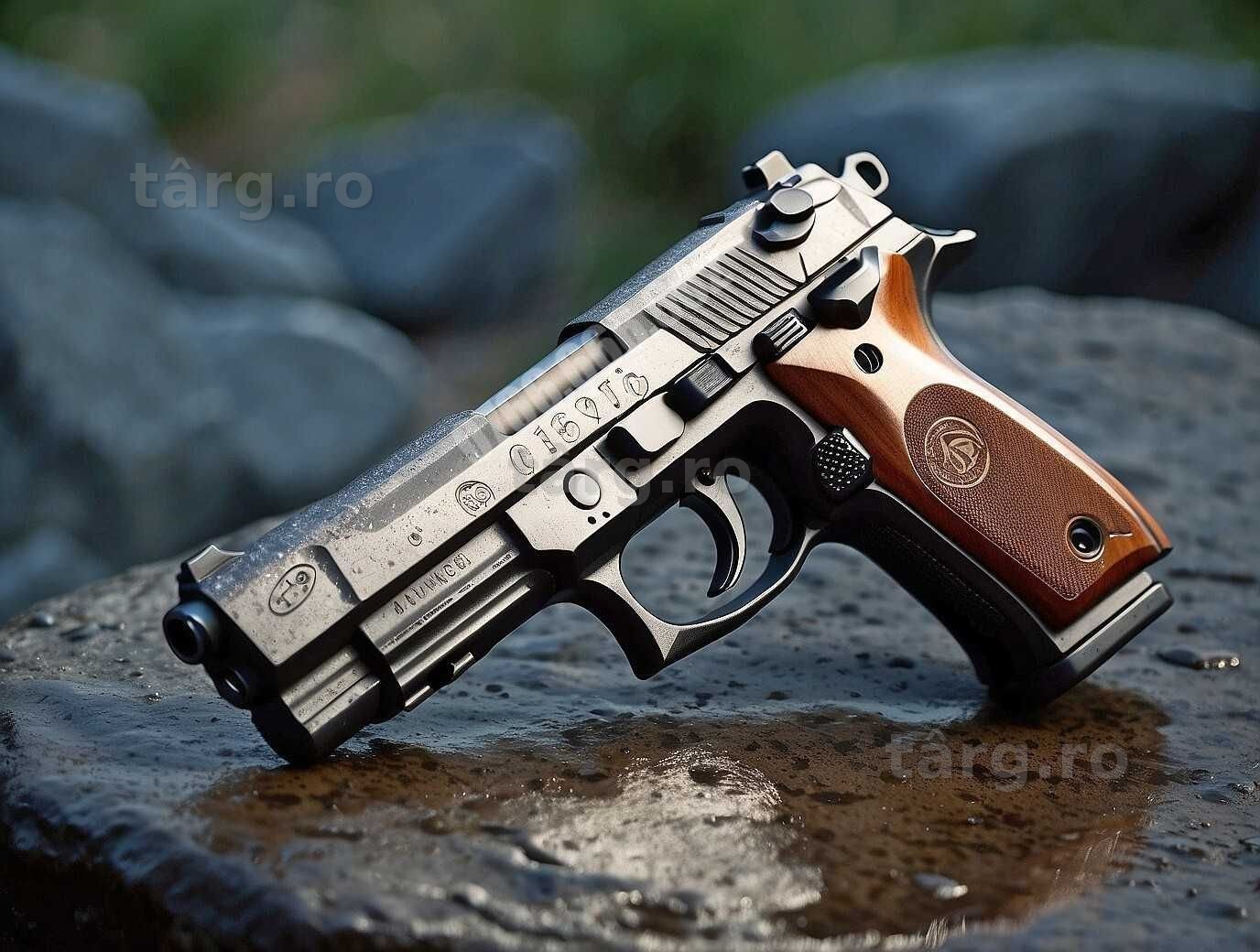~PISTOL*Arc Modificat*Manual Spring Metal FARA PERMIS Airsoft DIN FIER