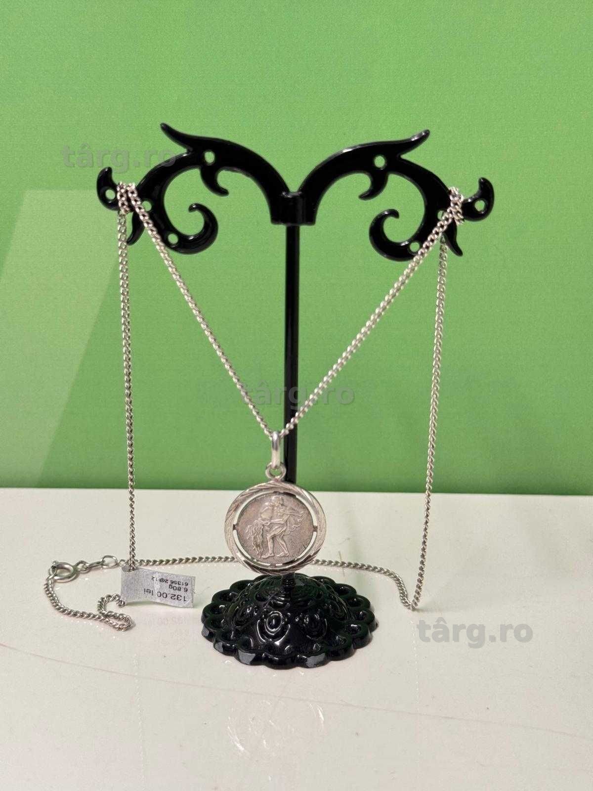 Lant + Medalion argint 6.80g (B.61356.2 Tatarasi) Garantie 2 ani 2