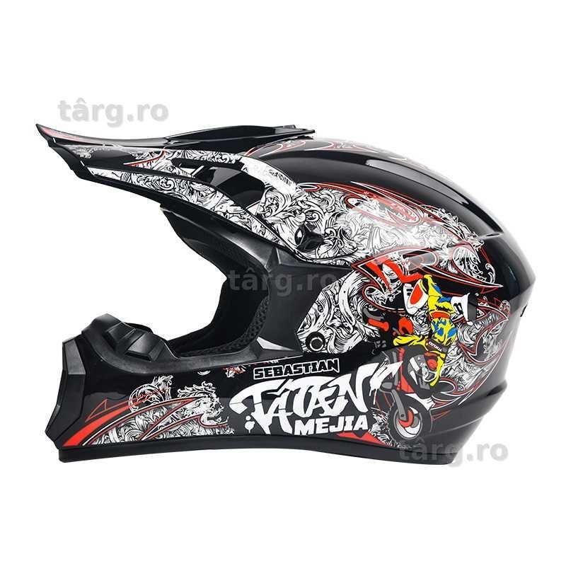 Casca Moto Enduro Cross ATV - S / M / L / XL - Multicolor 4