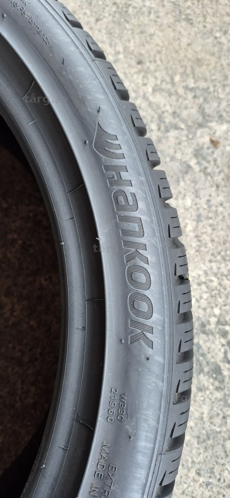 4 anvelope iarna ca noi Hankook 225/40/18.Pretul este pe bucata. 4