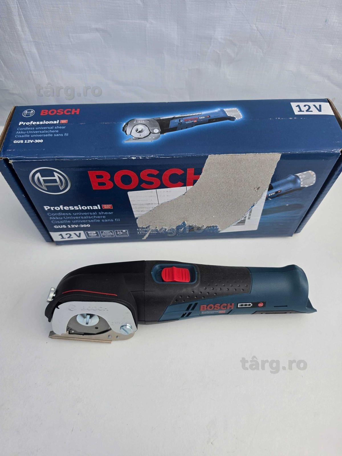 BOSCH GUS 12V-300 (SOLO) Foarfecă universală 3