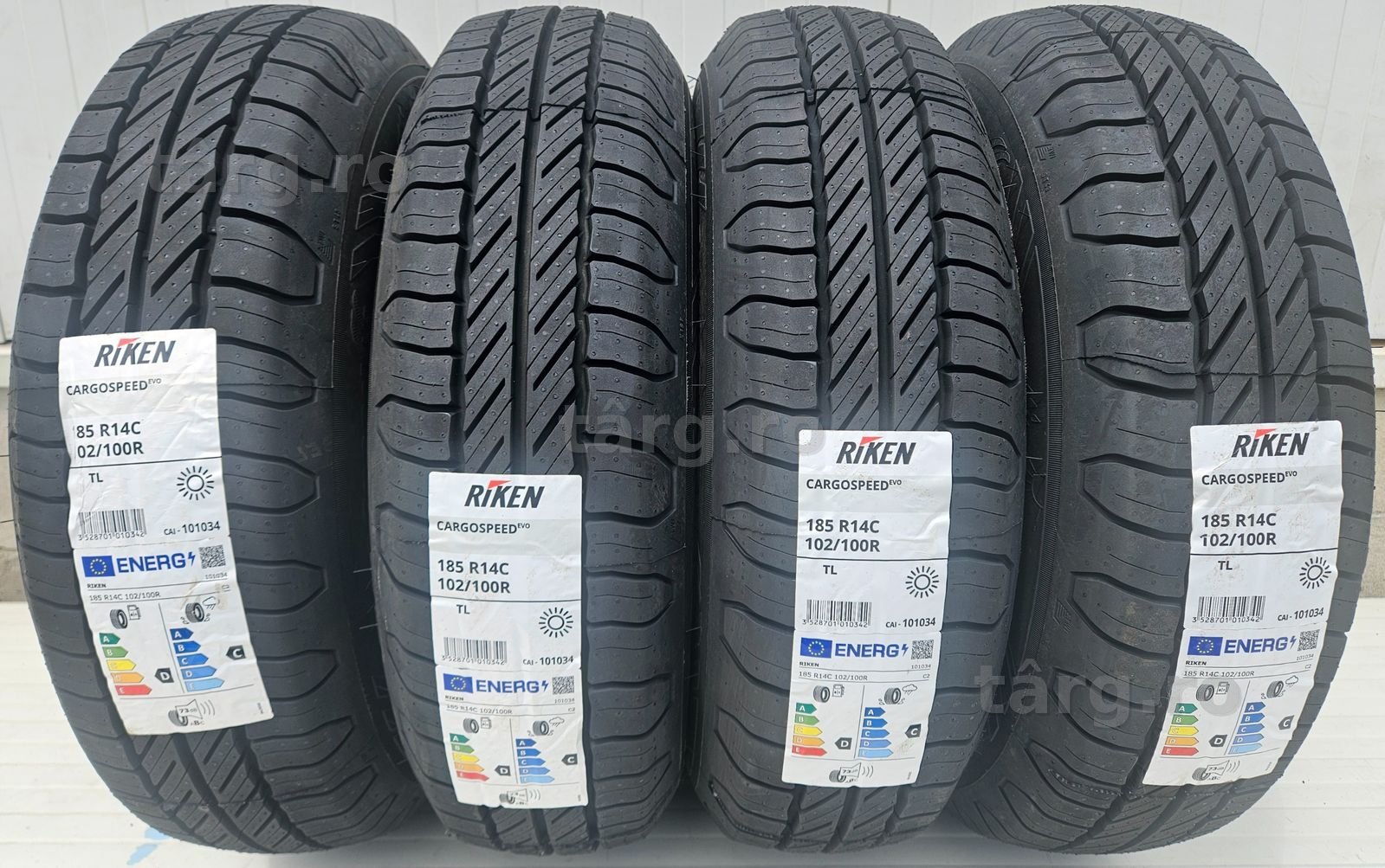 185 R14C 102R RIKEN (by Michelin) Anvelope vara M+S Profil 8.5 mm