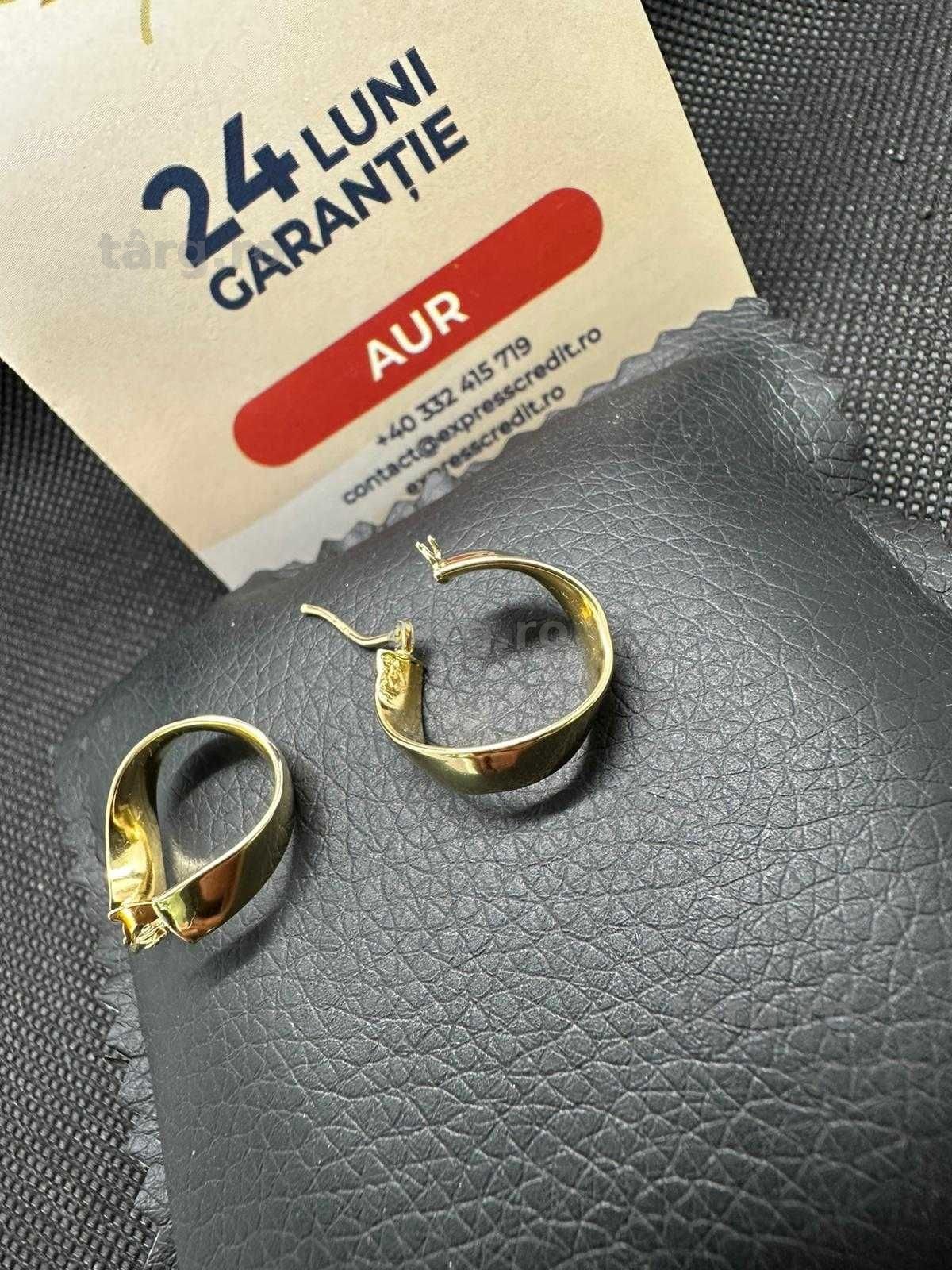 Cercei aur 18k 1,91g (AG29 Siraj B.34732.1) Garantie 2 ani! 2