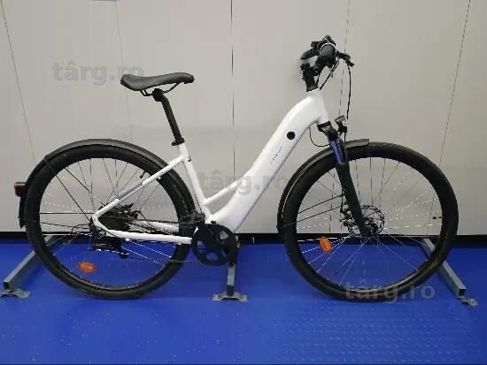 Bicicletă polivalentă electrică Cadru jos - produs resigilat Decathlon