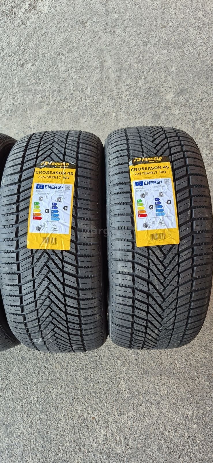 4 anvelope M+S noi Tercelo 225/50/17,dot 2025.Pretul este pe bucata. 2