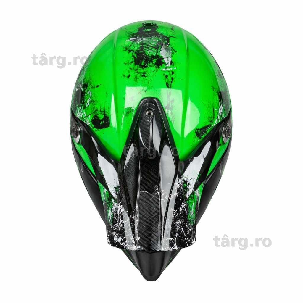 Casca Moto Enduro Cross ATV - S / M / L / XL - Verde 7