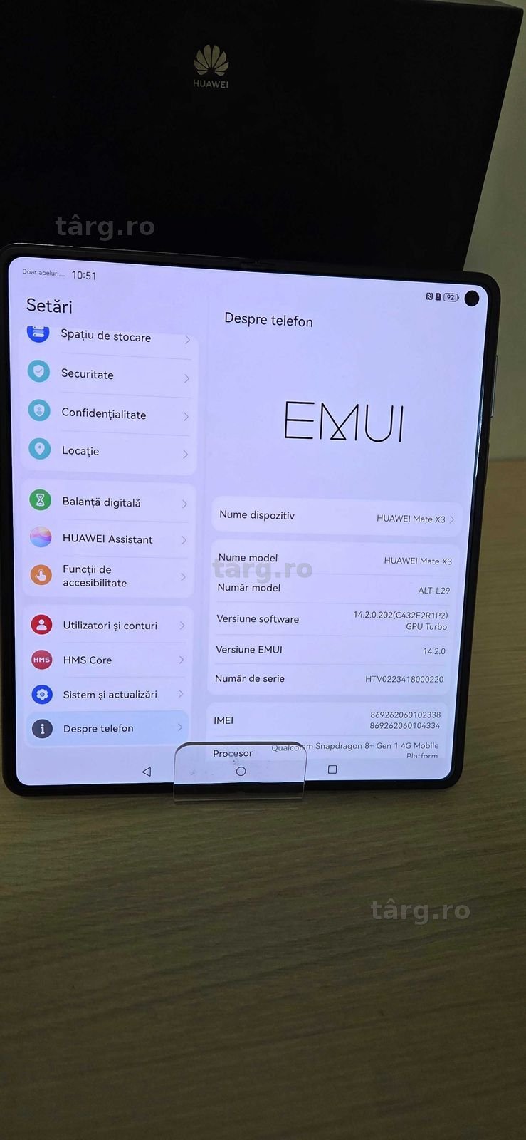 Huawei Mate X3 Fold (ECA27 b.50653)-Garantie 2 ani! 3
